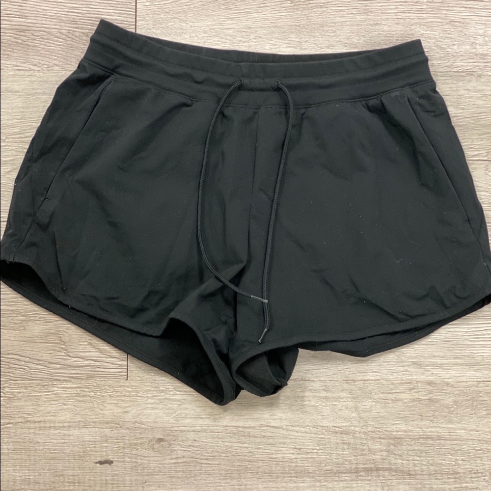 UniQlo black runner shorts